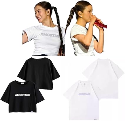 【新品未使用】JISOO [AMORTAGE] CROP T-SHIRT BLACKPINK JISOO - AMORTAGE OFFICIAL MD – SEOUL TERRACE